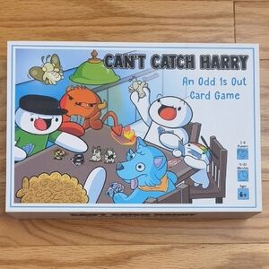 Can't Catch Harry An Odd 1s Out Card Game Ages 6+ NWT- Open Box